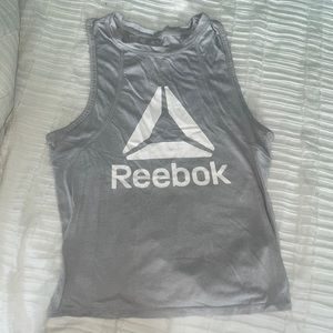 Reebok work out top. Size: XS. Grey